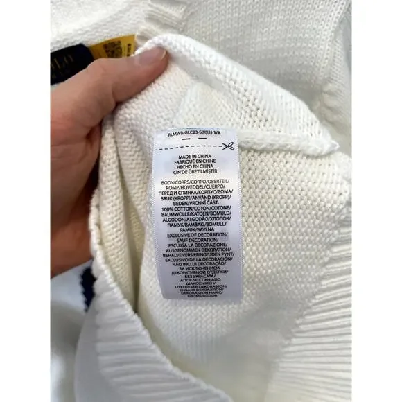 Polo Ralph Lauren Bear Sweater size XS - Picture 3 of 3